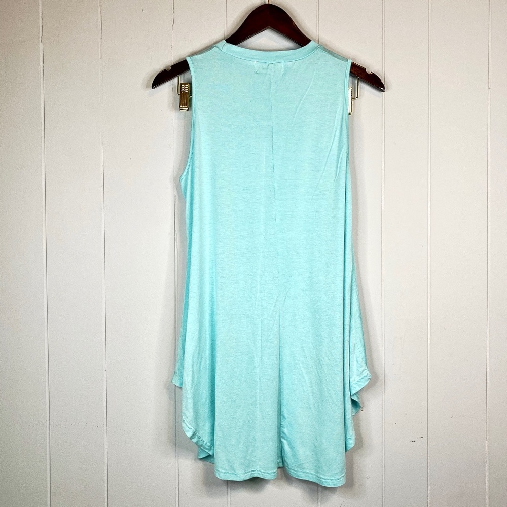 Simply Southern Blue Tunic Tank Womens Size Small - Picture 3 of 7